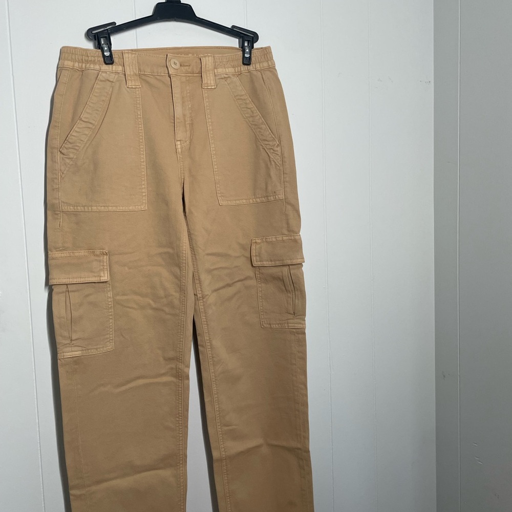 American Eagle Outfitters Tan Cargo Pants Relaxed Fit